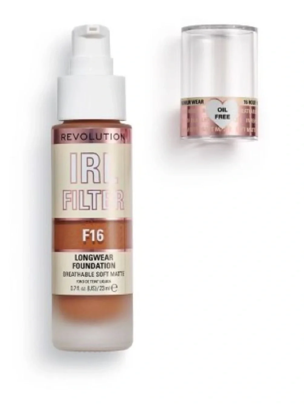 Revolution IRL Filter Longwear Foundation F16 Warm Tan